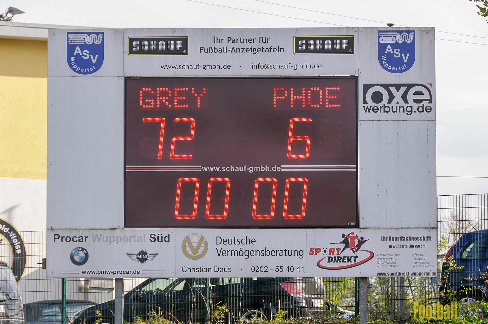 Wuppertal Greyhounds vs. Wipperfürth Phoenix - 01.05.2015 LL West NRW: Wuppertal Greyhounds vs. Wipperfürth Phoenix (72:6)