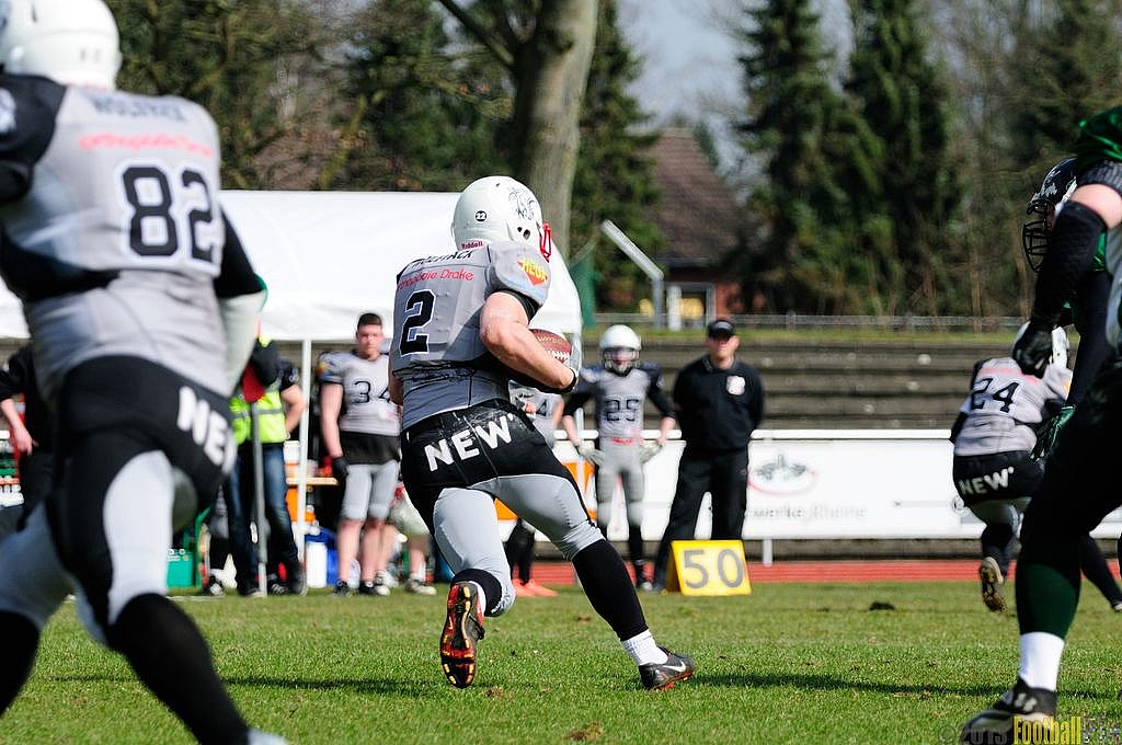		Rheine Raptors vs. Mnchengladbach Wolfpack  - 13.04.2013 Rheine Raptors vs. Mönchengladbach Wolfpack (20:20) 