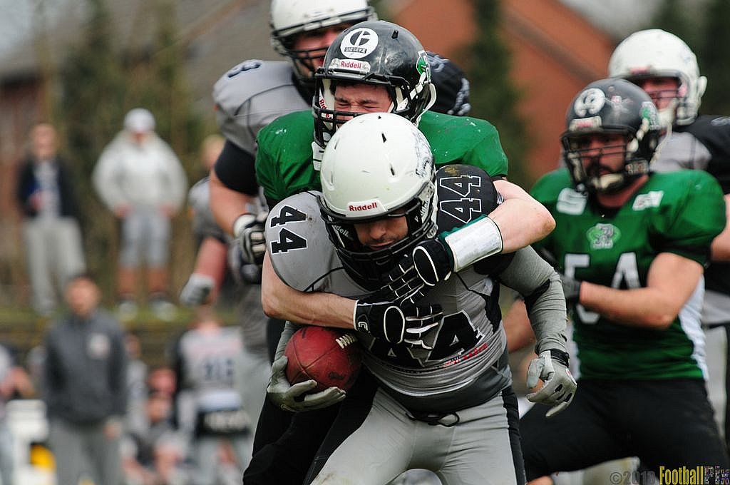 		Rheine Raptors vs. Mnchengladbach Wolfpack  - 13.04.2013 Rheine Raptors vs. Mönchengladbach Wolfpack (20:20) 