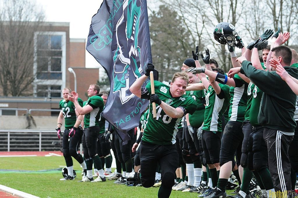		Rheine Raptors vs. Mnchengladbach Wolfpack  - 13.04.2013 Rheine Raptors vs. Mönchengladbach Wolfpack (20:20) 
