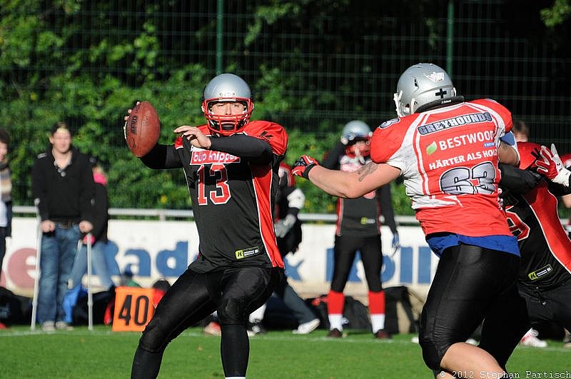 Wuppertal Greyhounds vs. Solingen Paladins II  - 07.10.2012 Wuppertal Greyhounds vs. Solingen Paladins II (6:21) 