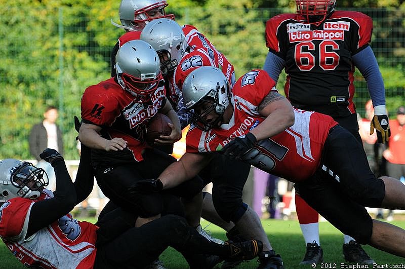 Wuppertal Greyhounds vs. Solingen Paladins II  - 07.10.2012 Wuppertal Greyhounds vs. Solingen Paladins II (6:21) 