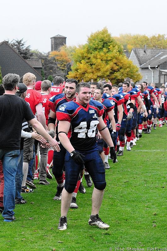 Gelsenkirchen Devils vs Recklinghausen Chargers - 20.10.2012 Gelsenkirchen Devils vs. Recklinghausen Chargers (27:7) 