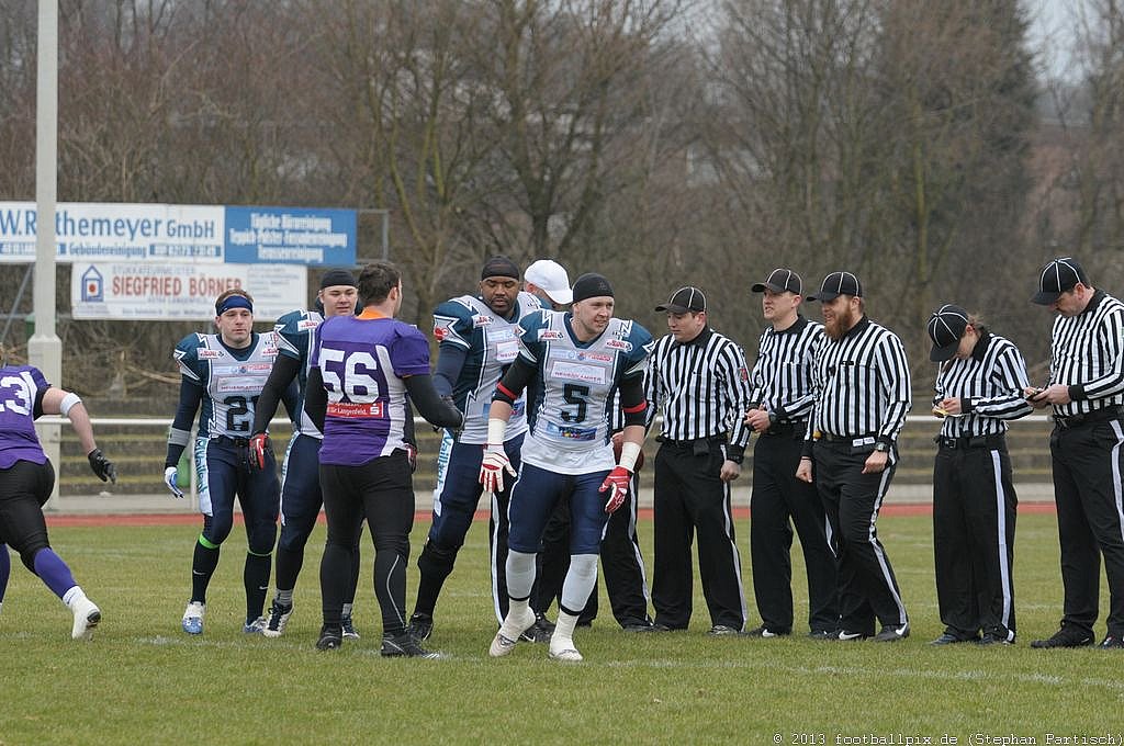 Langenfeld Longhorns vs. Remscheid Amboss - 23.03.2013 Vorbereitungsspiel Langenfeld Longhorns vs. Remscheid Amboss (7:9) 
