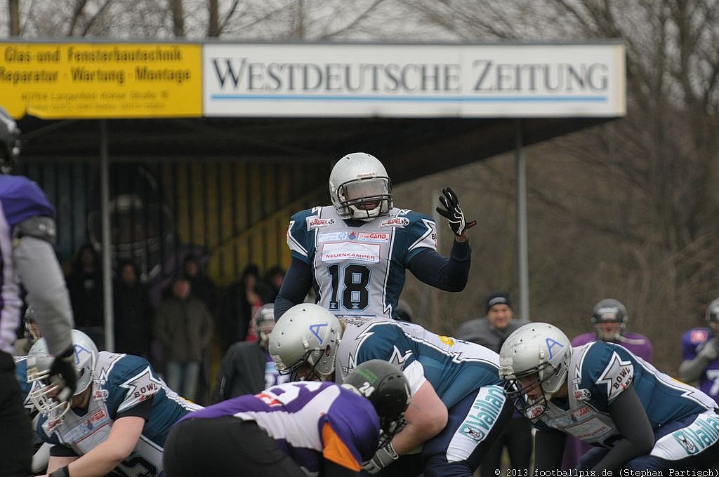 Langenfeld Longhorns vs. Remscheid Amboss - 23.03.2013 Vorbereitungsspiel Langenfeld Longhorns vs. Remscheid Amboss (7:9) 