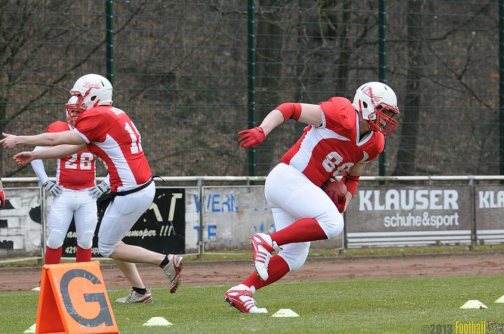 Vorbereitungsspiel Saison 2013, Wupper Bowl - 30.03.2013 Off-Season Game: "Wupper Bowl 2013" 