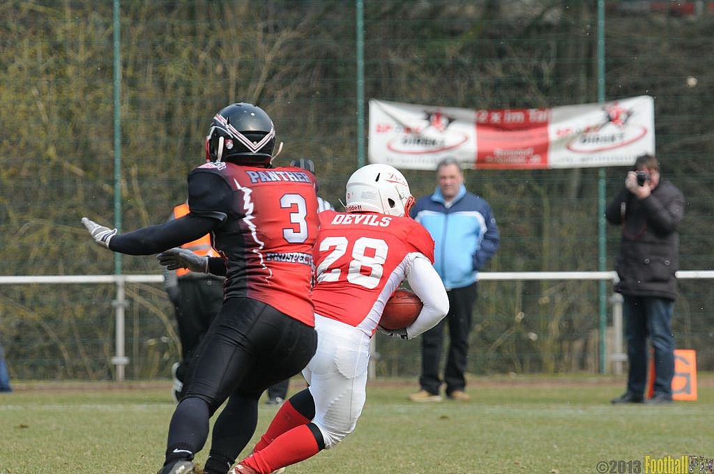Vorbereitungsspiel Saison 2013, Wupper Bowl - 30.03.2013 Off-Season Game: "Wupper Bowl 2013" 