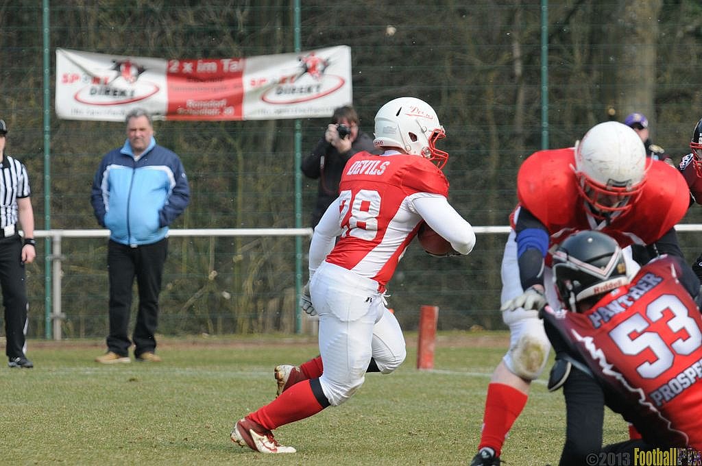 Vorbereitungsspiel Saison 2013, Wupper Bowl - 30.03.2013 Off-Season Game: "Wupper Bowl 2013" 