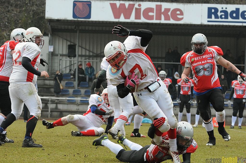 Vorbereitungsspiel Saison 2013, Wupper Bowl - 30.03.2013 Off-Season Game: "Wupper Bowl 2013" 
