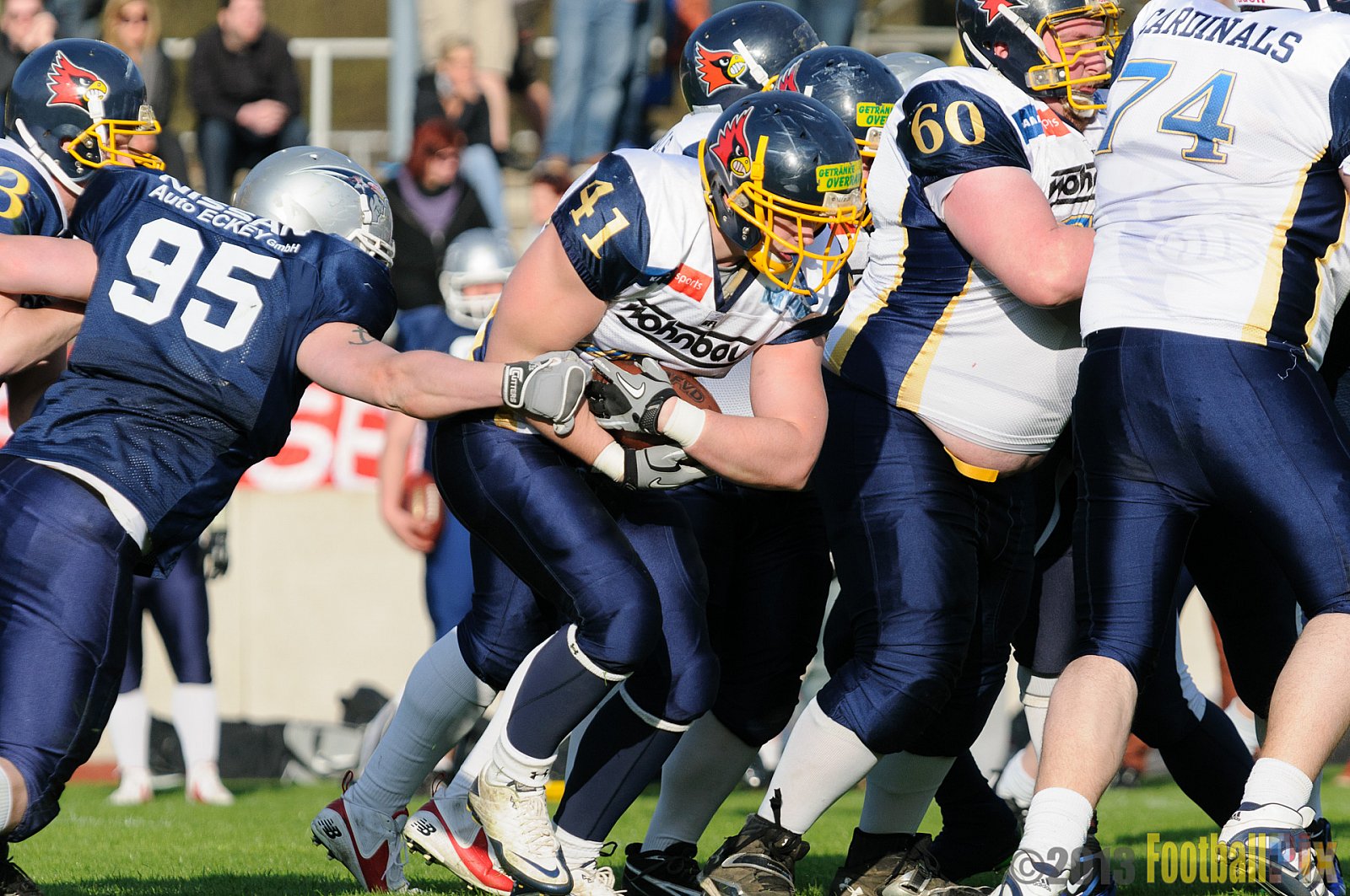 Essen Assindia Cardinals vs. Bochum Cadets - 20.04.2013 Essen Assindia Cardinals vs. Bochum Cadets (54:13) 
