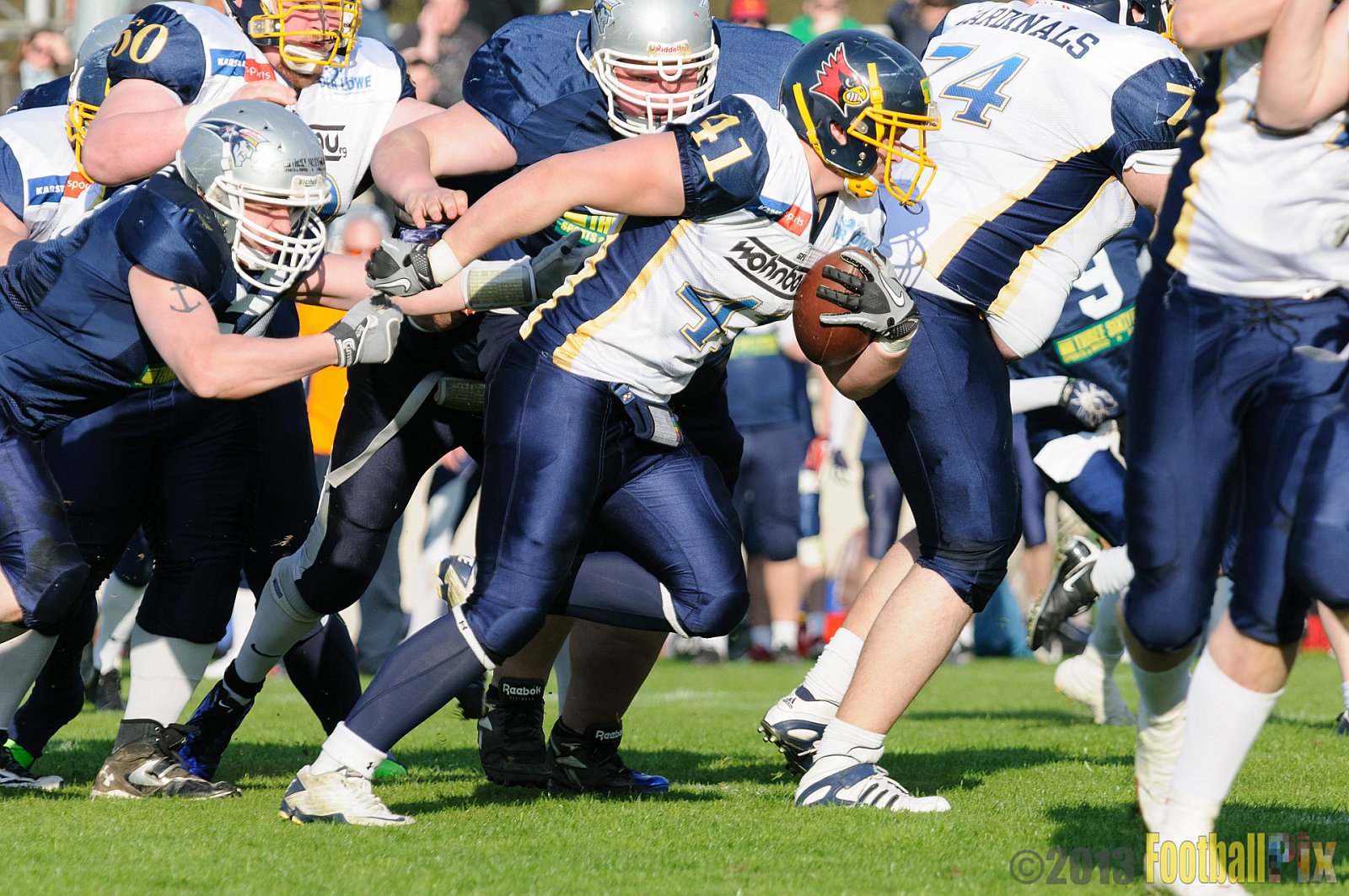 Essen Assindia Cardinals vs. Bochum Cadets - 20.04.2013 Essen Assindia Cardinals vs. Bochum Cadets (54:13) 