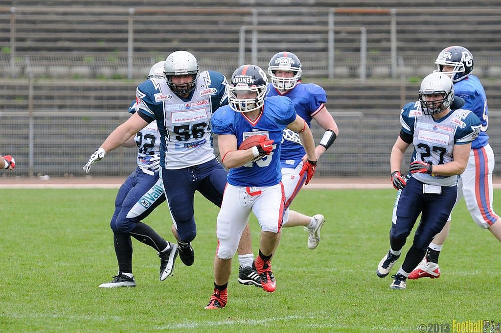 Remscheid Amboss vs. Dortmund Giants  - 21.04.2013 Remscheid Amboss vs. Dortmund Giants (13:9) 