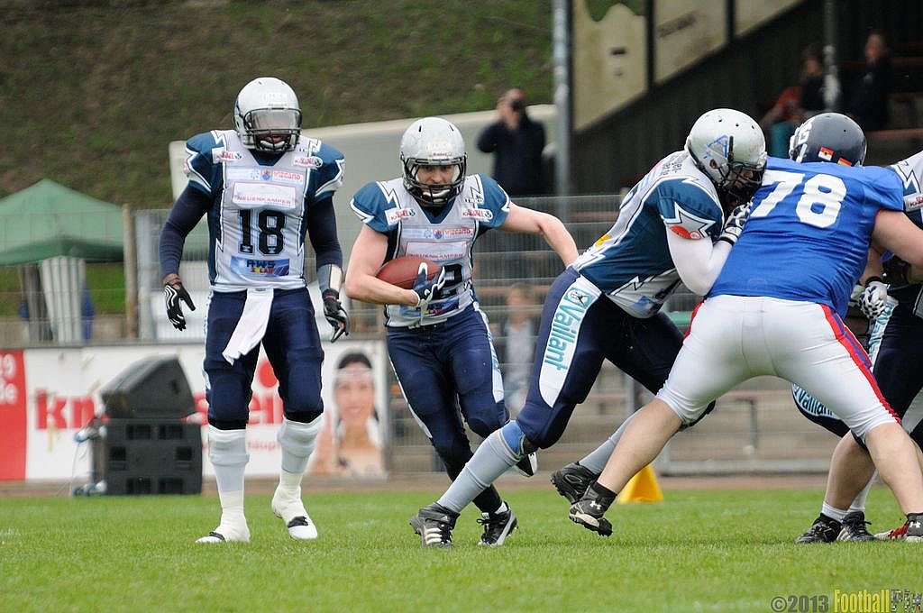 Remscheid Amboss vs. Dortmund Giants  - 21.04.2013 Remscheid Amboss vs. Dortmund Giants (13:9) 