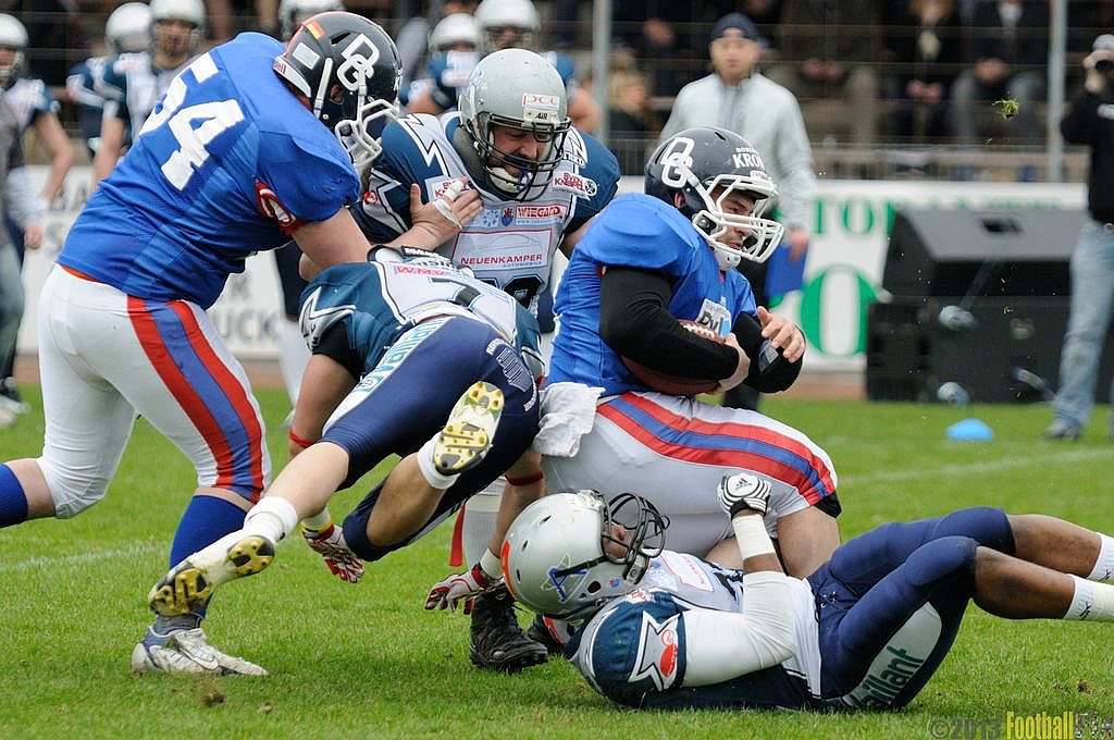 Remscheid Amboss vs. Dortmund Giants  - 21.04.2013 Remscheid Amboss vs. Dortmund Giants (13:9) 