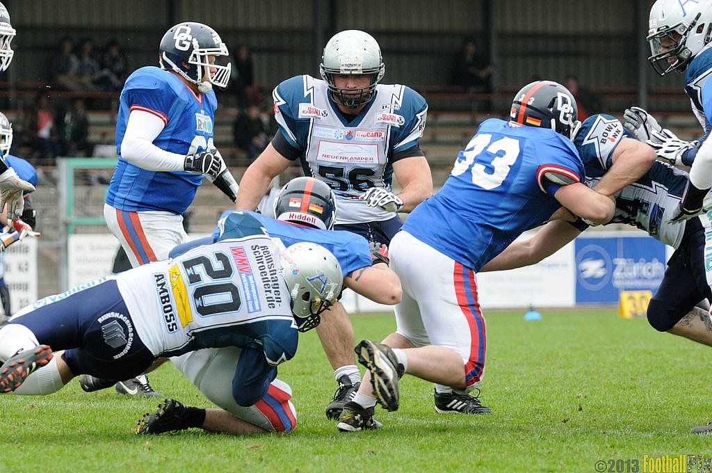 Remscheid Amboss vs. Dortmund Giants  - 21.04.2013 Remscheid Amboss vs. Dortmund Giants (13:9) 