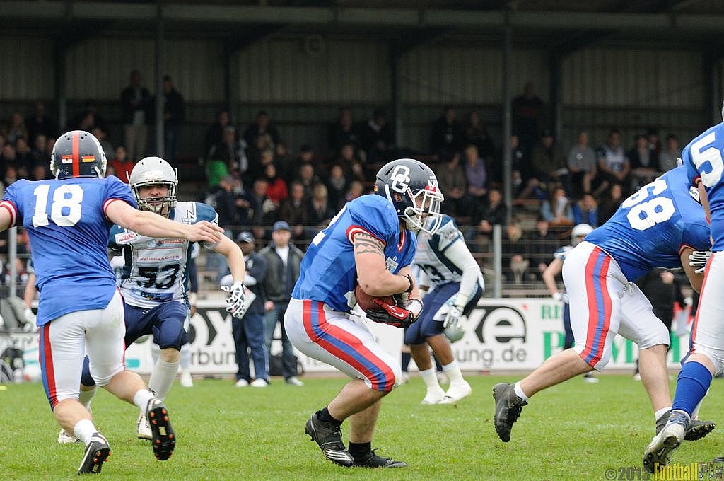 Remscheid Amboss vs. Dortmund Giants  - 21.04.2013 Remscheid Amboss vs. Dortmund Giants (13:9) 