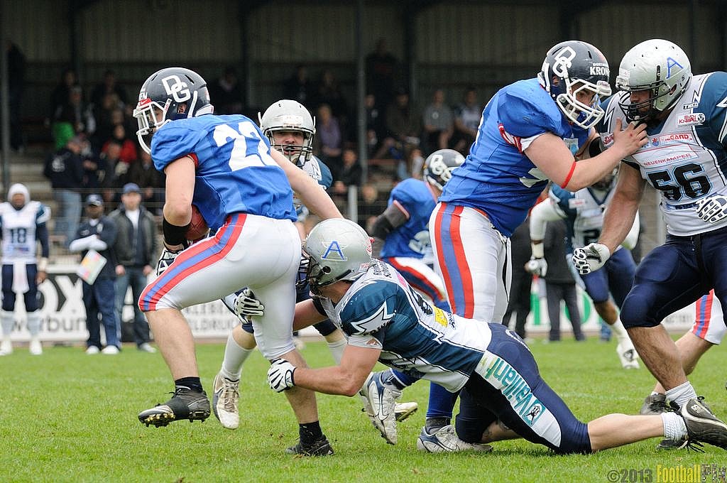 Remscheid Amboss vs. Dortmund Giants  - 21.04.2013 Remscheid Amboss vs. Dortmund Giants (13:9) 