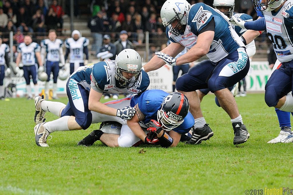 Remscheid Amboss vs. Dortmund Giants  - 21.04.2013 Remscheid Amboss vs. Dortmund Giants (13:9) 
