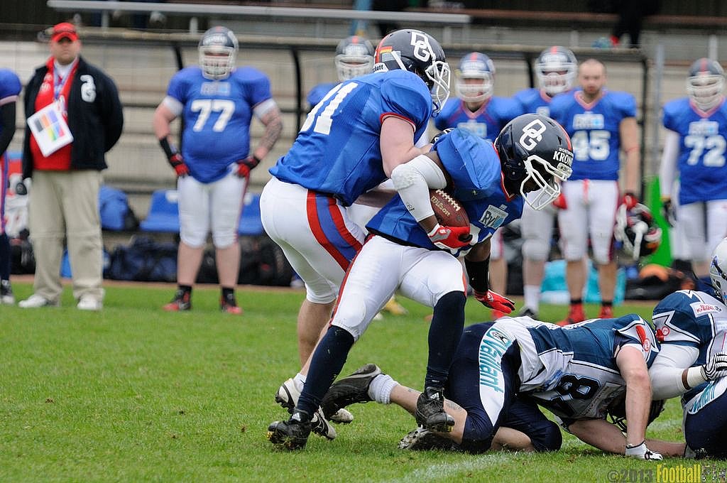 Remscheid Amboss vs. Dortmund Giants  - 21.04.2013 Remscheid Amboss vs. Dortmund Giants (13:9) 