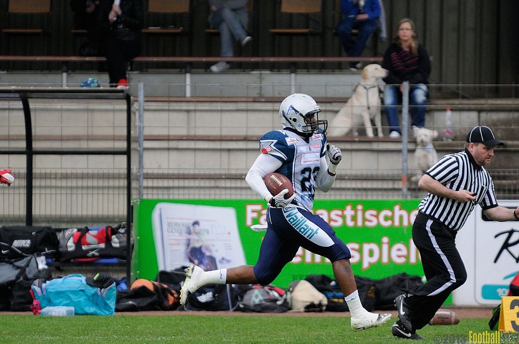 Remscheid Amboss vs. Dortmund Giants  - 21.04.2013 Remscheid Amboss vs. Dortmund Giants (13:9) 