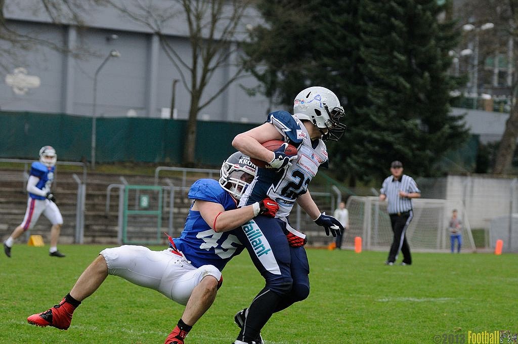 Remscheid Amboss vs. Dortmund Giants  - 21.04.2013 Remscheid Amboss vs. Dortmund Giants (13:9) 
