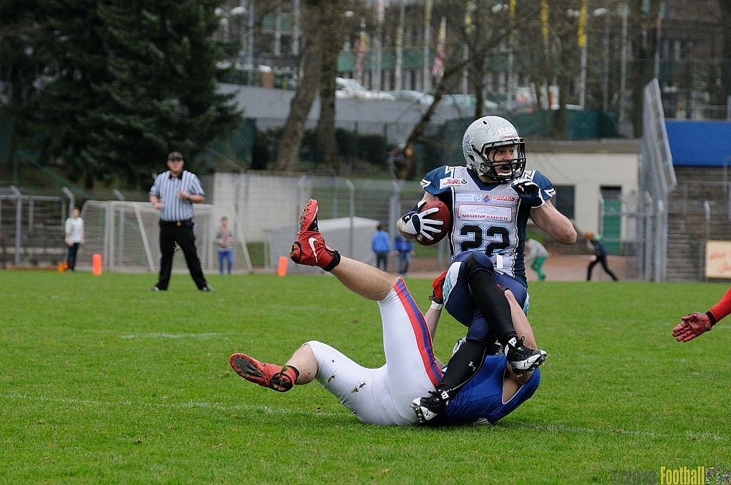 Remscheid Amboss vs. Dortmund Giants  - 21.04.2013 Remscheid Amboss vs. Dortmund Giants (13:9) 