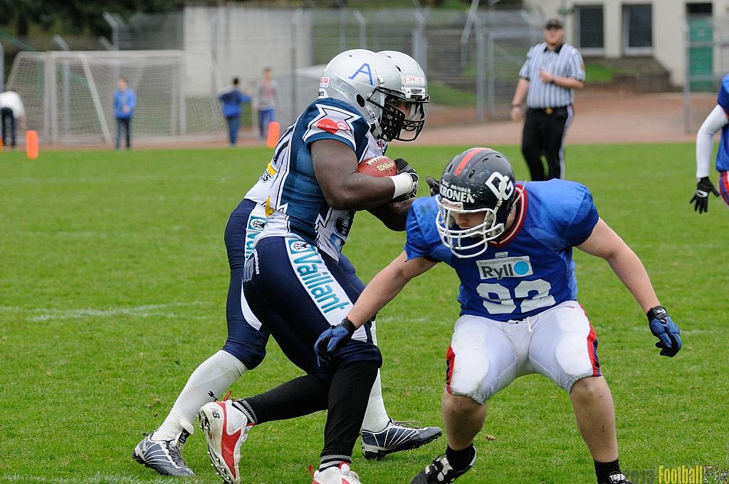 Remscheid Amboss vs. Dortmund Giants  - 21.04.2013 Remscheid Amboss vs. Dortmund Giants (13:9) 