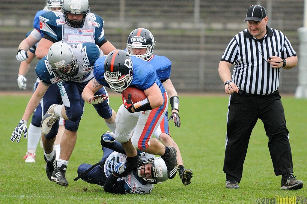 Remscheid Amboss vs. Dortmund Giants  - 21.04.2013 Remscheid Amboss vs. Dortmund Giants (13:9) 