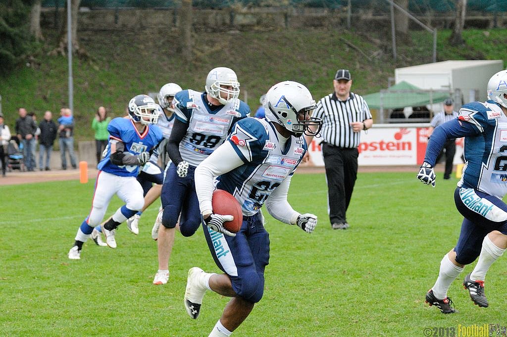 Remscheid Amboss vs. Dortmund Giants  - 21.04.2013 Remscheid Amboss vs. Dortmund Giants (13:9) 