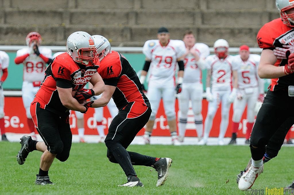 Solingen Paladins vs. Gelsenkirchen Devils  - 28.04.2013 Solingen Paladins vs. Gelsenkirchen Devils (27:14) 