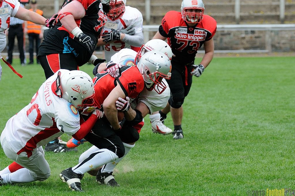 Solingen Paladins vs. Gelsenkirchen Devils  - 28.04.2013 Solingen Paladins vs. Gelsenkirchen Devils (27:14) 