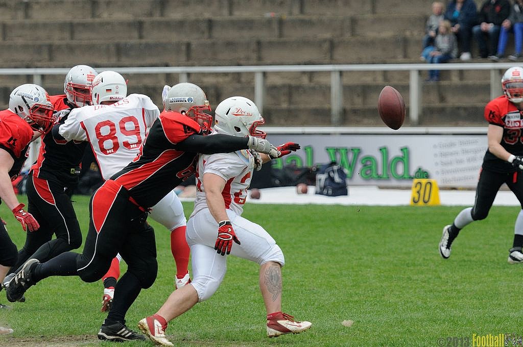 Solingen Paladins vs. Gelsenkirchen Devils  - 28.04.2013 Solingen Paladins vs. Gelsenkirchen Devils (27:14) 