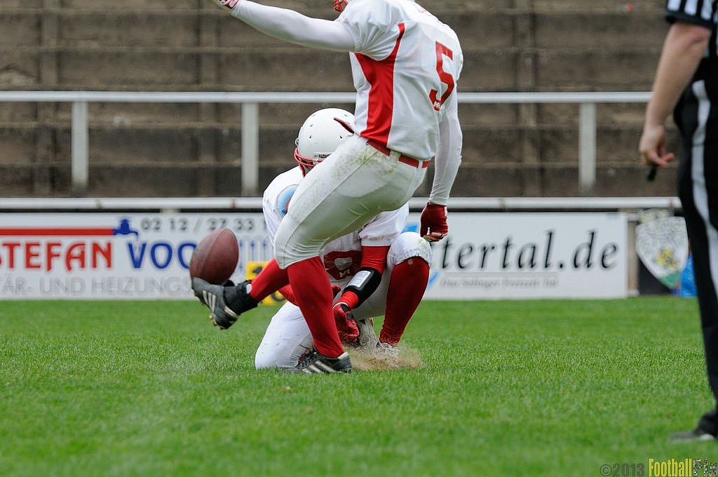 Solingen Paladins vs. Gelsenkirchen Devils  - 28.04.2013 Solingen Paladins vs. Gelsenkirchen Devils (27:14) 