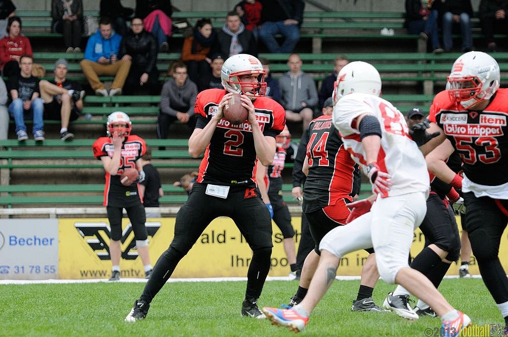 Solingen Paladins vs. Gelsenkirchen Devils  - 28.04.2013 Solingen Paladins vs. Gelsenkirchen Devils (27:14) 