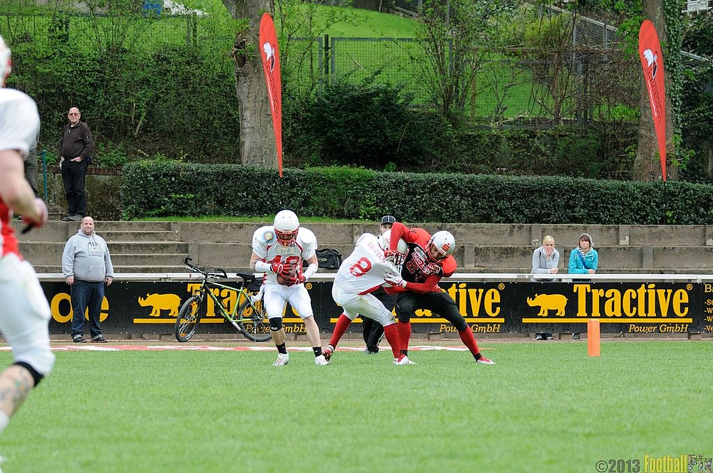 Solingen Paladins vs. Gelsenkirchen Devils  - 28.04.2013 Solingen Paladins vs. Gelsenkirchen Devils (27:14) 