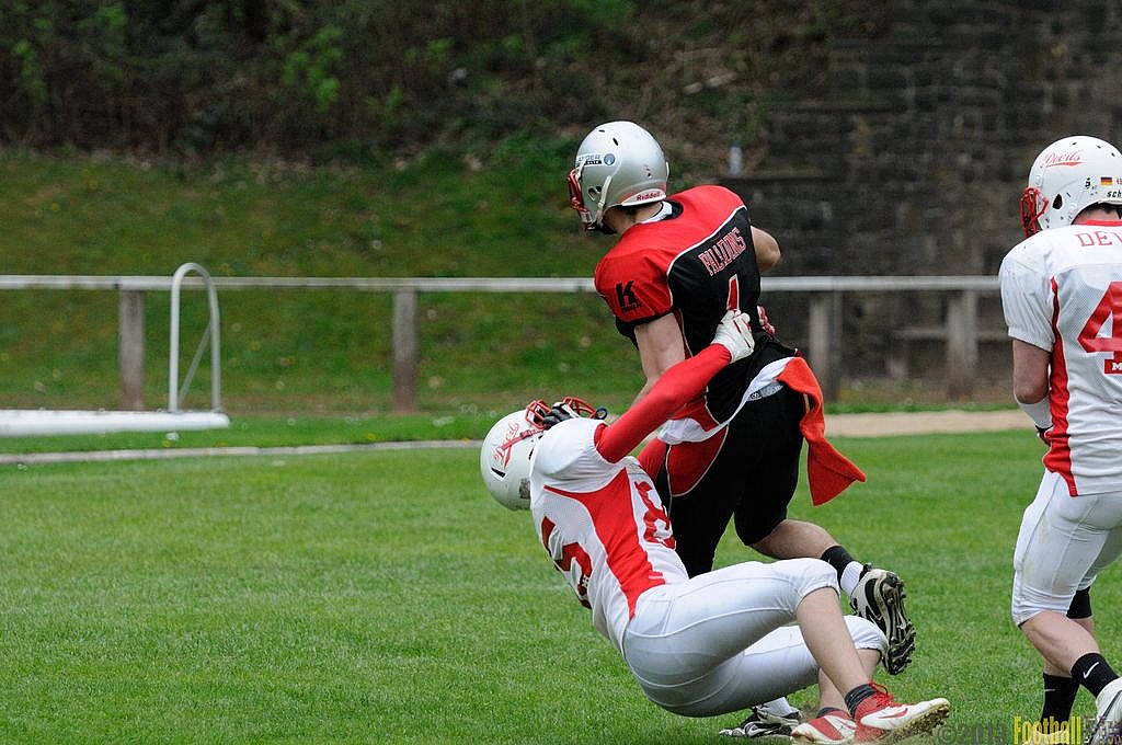 Solingen Paladins vs. Gelsenkirchen Devils  - 28.04.2013 Solingen Paladins vs. Gelsenkirchen Devils (27:14) 
