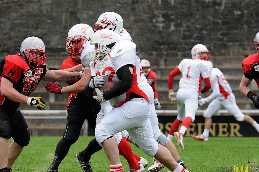 Solingen Paladins vs. Gelsenkirchen Devils  - 28.04.2013 Solingen Paladins vs. Gelsenkirchen Devils (27:14) 