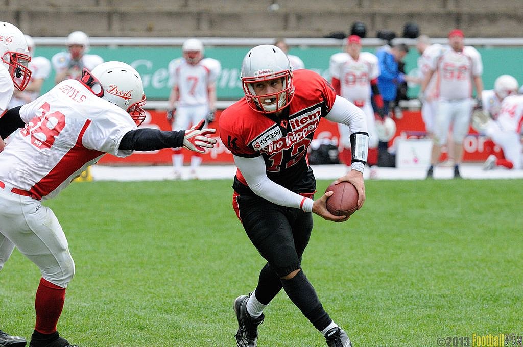 Solingen Paladins vs. Gelsenkirchen Devils  - 28.04.2013 Solingen Paladins vs. Gelsenkirchen Devils (27:14) 