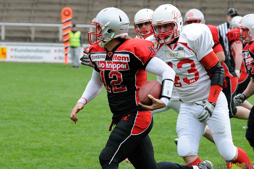 Solingen Paladins vs. Gelsenkirchen Devils  - 28.04.2013 Solingen Paladins vs. Gelsenkirchen Devils (27:14) 