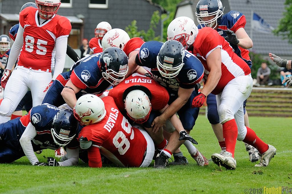 Gelsenkirchen Devils vs. Recklinghausen Chargers   - 25.05.2013 Gelsenkirchen Devils vs. Recklinghausen Chargers (7:14) 
