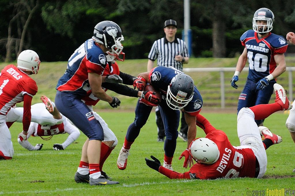 Gelsenkirchen Devils vs. Recklinghausen Chargers   - 25.05.2013 Gelsenkirchen Devils vs. Recklinghausen Chargers (7:14) 