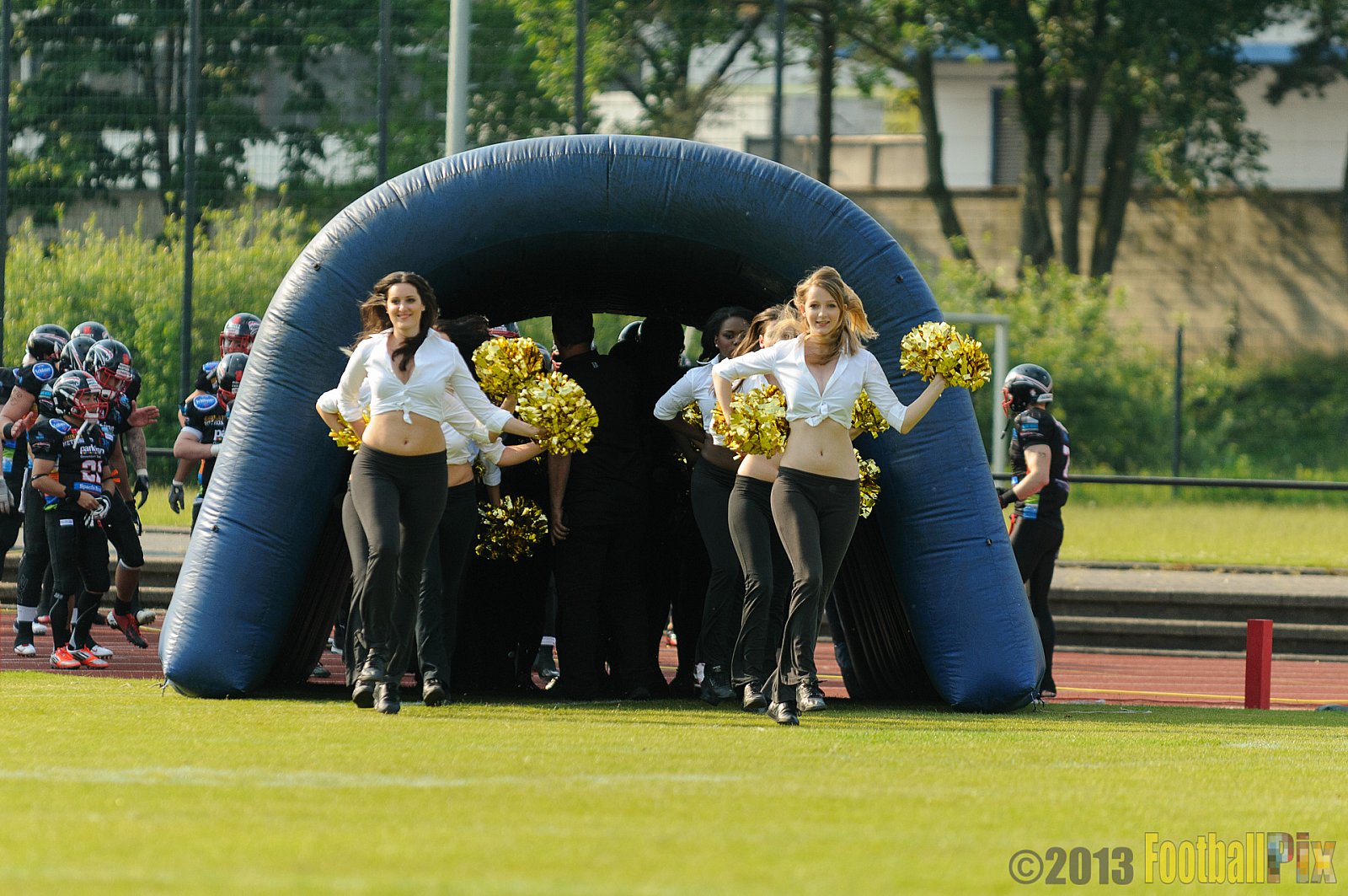 Düsseldorf Panther	vs. Berlin Adler  - 08.06.2013 GFL Nord: Düsseldorf Panther vs. Berlin Adler (10:27)
