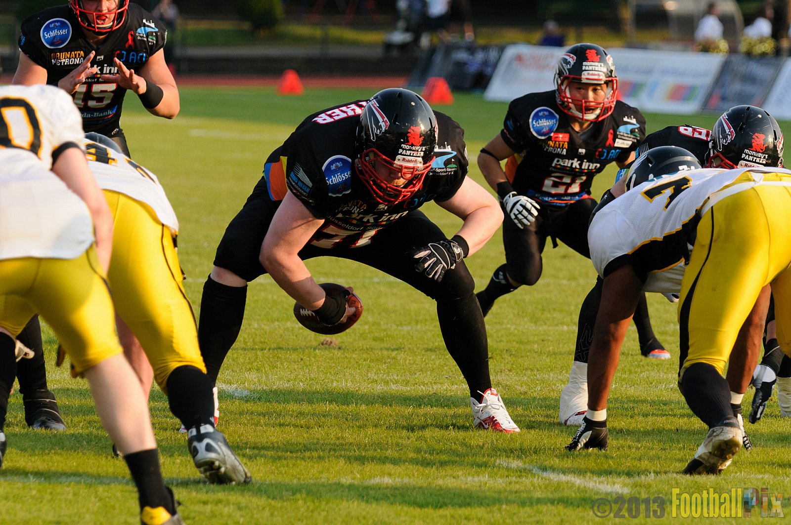 Düsseldorf Panther	vs. Berlin Adler  - 08.06.2013 GFL Nord: Düsseldorf Panther vs. Berlin Adler (10:27)