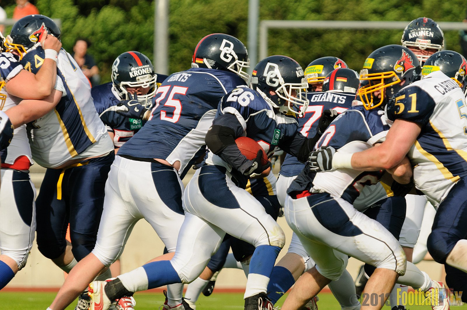 Essen Assindia Cardinals vs. Dortmund Giants  - 15.06.2013 Essen Assindia Cardinals vs. Dortmund Giants (3:9) 