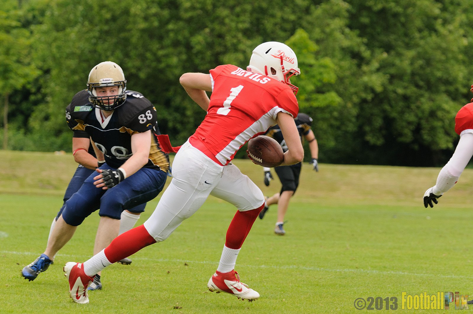 Gelsenkirchen Devils vs. Schiefbahn Riders - 16.06.2013 Gelsenkirchen Devils vs. Schiefbahn Riders (12:49) 
