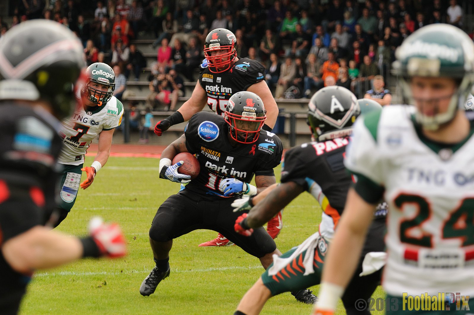 Düsseldorf Panther vs. Kiel Baltic Hurricanes - 30.06.2013 GFL Nord: Düsseldorf Panther vs. Kiel Baltic Hurricanes (10:47) 