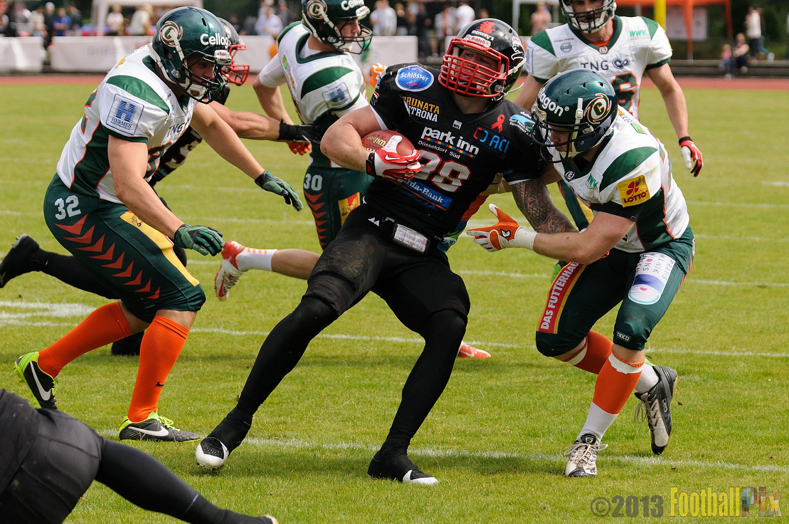 Düsseldorf Panther vs. Kiel Baltic Hurricanes - 30.06.2013 GFL Nord: Düsseldorf Panther vs. Kiel Baltic Hurricanes (10:47) 