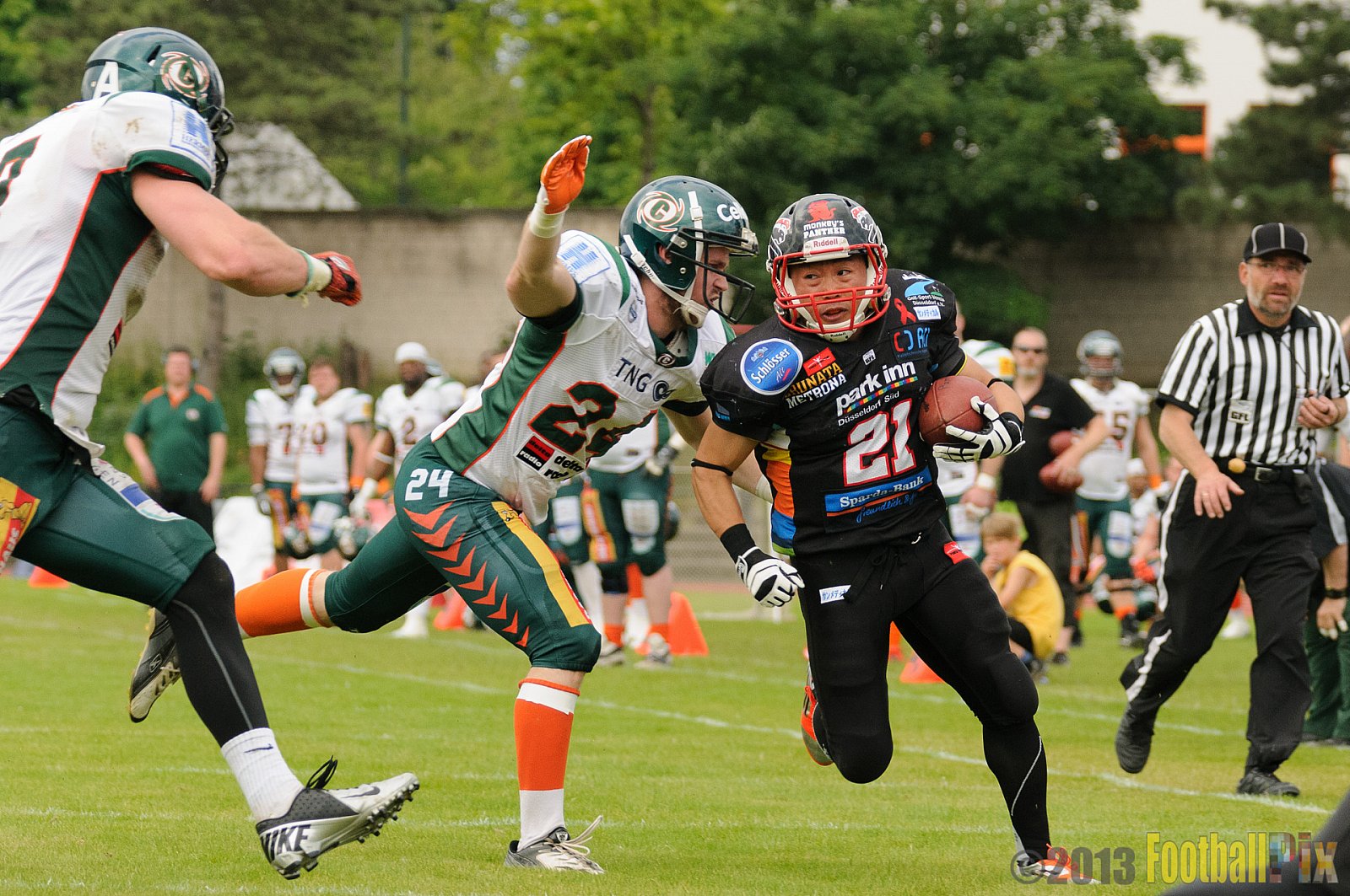 Düsseldorf Panther vs. Kiel Baltic Hurricanes - 30.06.2013 GFL Nord: Düsseldorf Panther vs. Kiel Baltic Hurricanes (10:47) 
