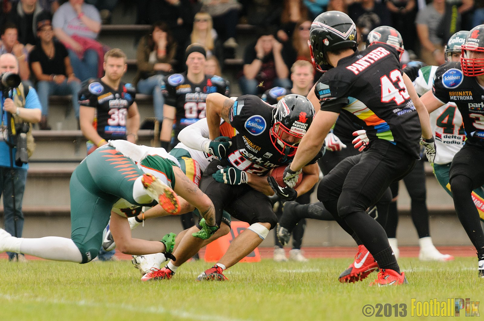 Düsseldorf Panther vs. Kiel Baltic Hurricanes - 30.06.2013 GFL Nord: Düsseldorf Panther vs. Kiel Baltic Hurricanes (10:47) 