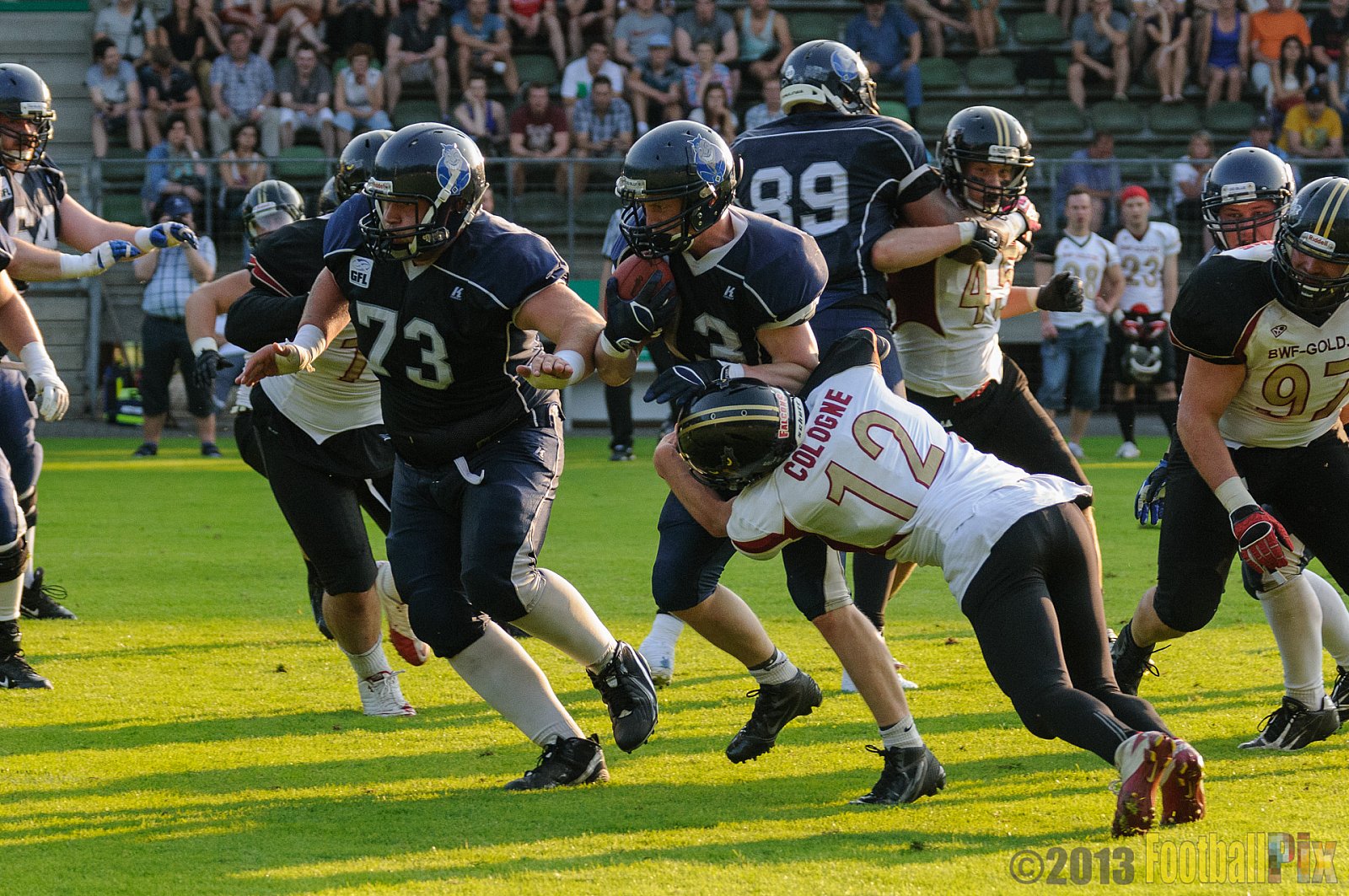 Cologne Falcons vs. Hamburg Blue Devils - 06.07.2013 GFL Nord: Cologne Falcons vs. Hamburg Blue Devils (14:42) 